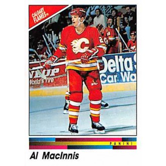Řadové karty - MacInnis Al - 1990-91 Panini Stickers No.185