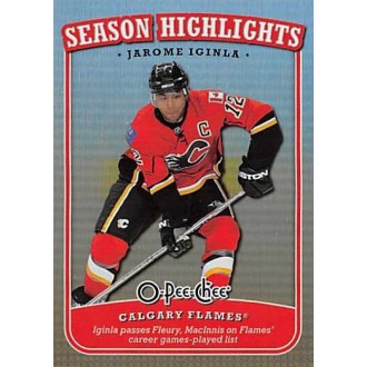 Insertní karty - Iginla Jarome - 2008-09 O-Pee-Chee Season Highlights No.SH6
