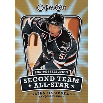 Insertní karty - Campbell Brian - 2008-09 O-Pee-Chee Second Team All-Stars No.2ND-BC