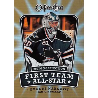 Insertní karty - Nabokov Evgeni - 2008-09 O-Pee-Chee First Team All-Stars No.1ST-EN