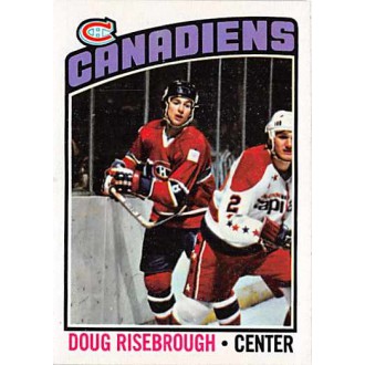 Řadové karty - Risebrough Doug - 1976-77 Topps No.109