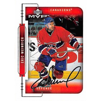 Paralelní karty - Weinrich Eric - 1999-00 MVP Silver Script No.103