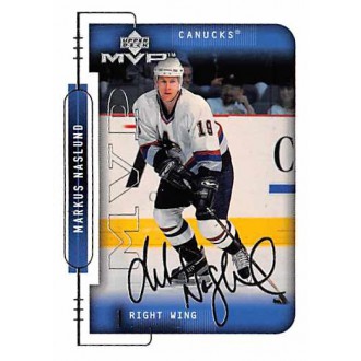 Paralelní karty - Naslund Markus - 1999-00 MVP Silver Script No.206