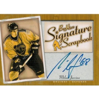 Podepsané karty - Jurčina Milan - 2005-06 Beehive Signature Scrapbook No.SS-MJ