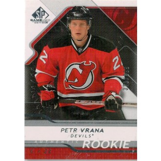 Řadové karty - Vrána Petr - 2008-09 SP Game Used No.180