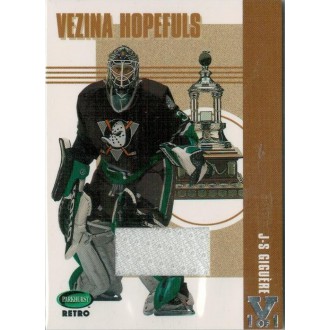 Jersey karty - Giguere Jean-Sebastien - 2014-15 ITG Superlative Vault 2002-03 Parkhurst Retro Hopefuls  No.VH-5