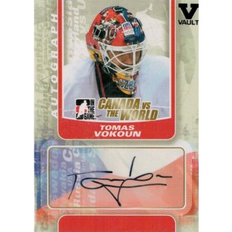 Podepsané karty - Vokoun Tomáš - 2015-16 ITG Final Vault 2011-12 ITG Canada vs The World Autographs No.A-TV