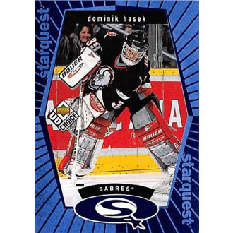 Insertní karty - Hašek Dominik - 1998-99 UD Choice StarQuest Blue No.SQ4