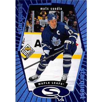Insertní karty - Sundin Mats - 1998-99 UD Choice StarQuest Blue No.SQ19