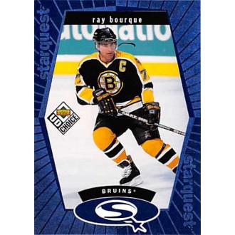 Insertní karty - Bourque Ray - 1998-99 UD Choice StarQuest Blue No.SQ21