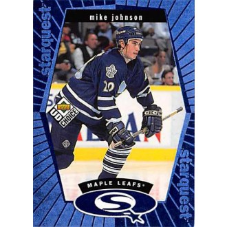 Insertní karty - Johnson Mike - 1998-99 UD Choice StarQuest Blue No.SQ27