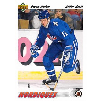 Řadové karty - Nolan Owen - 1991-92 Upper Deck French No.367