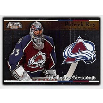 Insertní karty - Roy Patrick - 2002-03 Exclusive Advantage No.4