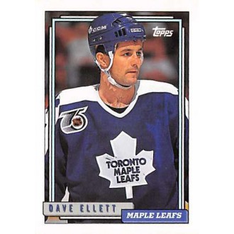 Řadové karty - Ellett Dave - 1992-93 Topps No.30