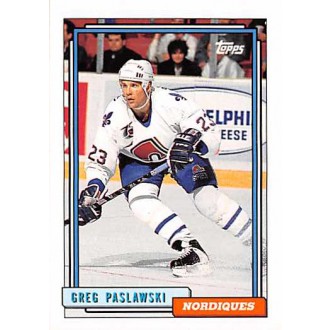 Řadové karty - Paslawski Greg - 1992-93 Topps No.33