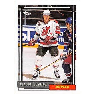 Řadové karty - Lemieux Claude - 1992-93 Topps No.43