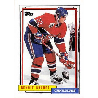Řadové karty - Brunet Benoit - 1992-93 Topps No.137