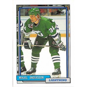 Řadové karty - Andersson Mikael - 1992-93 Topps No.151