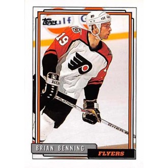 Řadové karty - Benning Brian - 1992-93 Topps No.250