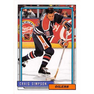 Řadové karty - Simpson Craig - 1992-93 Topps No.356