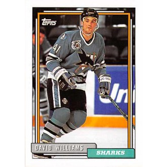 Řadové karty - Williams David - 1992-93 Topps No.372