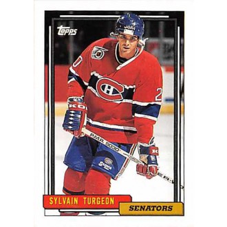 Řadové karty - Turgeon Sylvain - 1992-93 Topps No.375