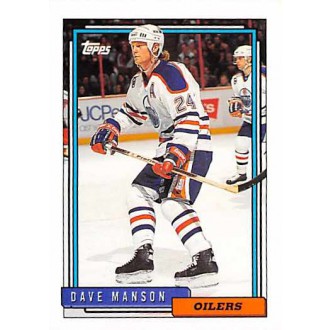 Řadové karty - Manson Dave - 1992-93 Topps No.389