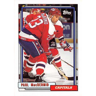 Řadové karty - MacDermid Paul - 1992-93 Topps No.391
