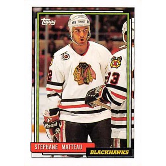 Řadové karty - Matteau Stephane - 1992-93 Topps No.463