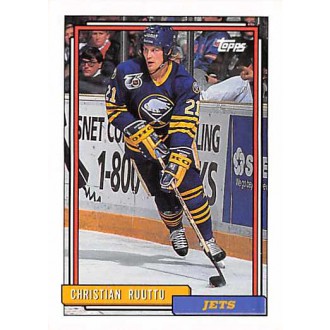 Řadové karty - Ruuttu Christian - 1992-93 Topps No.485