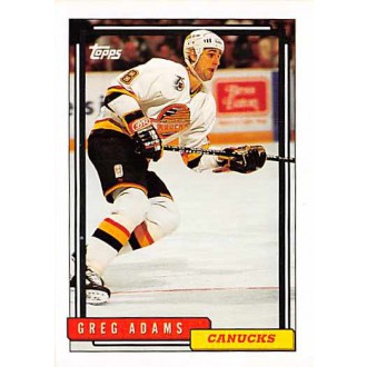 Řadové karty - Adams Greg - 1992-93 Topps No.507