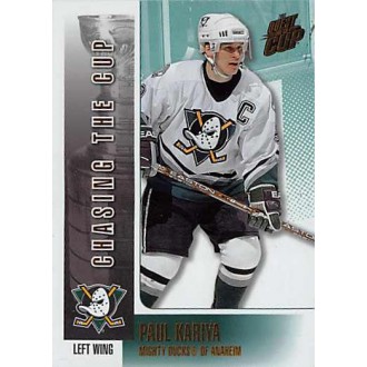 Insertní karty - Kariya Paul - 2002-03 Quest For the Cup Chasing the Cup No.1
