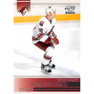 Řadové karty - Sjostrom Fredrik - 2004-05 Pacific No.206