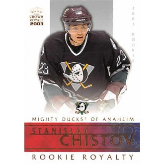 Insertní karty - Chistov Stanislav - 2002-03 Crown Royale Rookie Royalty No.1