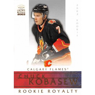Insertní karty - Kobasew Chuck - 2002-03 Crown Royale Rookie Royalty No.5