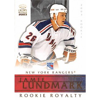 Insertní karty - Lundmark Jamie - 2002-03 Crown Royale Rookie Royalty No.16
