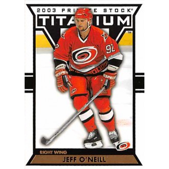 Řadové karty - O´Neill Jeff - 2002-03 Titanium No.19