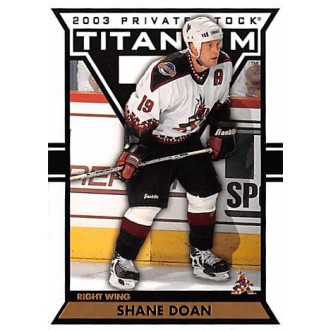Řadové karty - Doan Shane - 2002-03 Titanium No.79