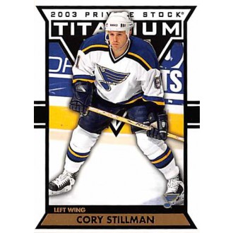 Řadové karty - Stillman Cory - 2002-03 Titanium No.84
