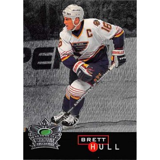 Insertní karty - Hull Brett - 1995-96 Parkhurst International Crown Collection Silver I No.10