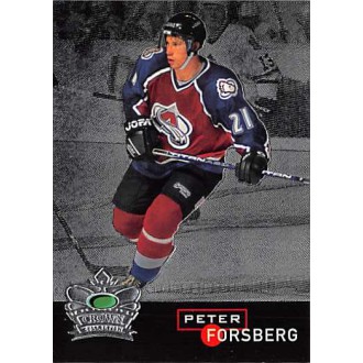 Insertní karty - Forsberg Peter - 1995-96 Parkhurst International Crown Collection Silver I No.13