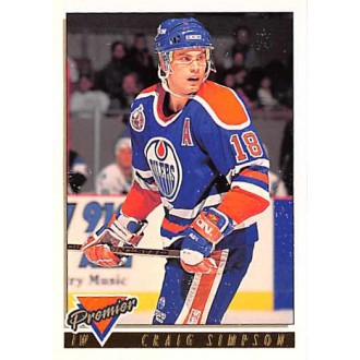 Paralelní karty - Simpson Craig - 1993-94 OPC Premier Gold No.231
