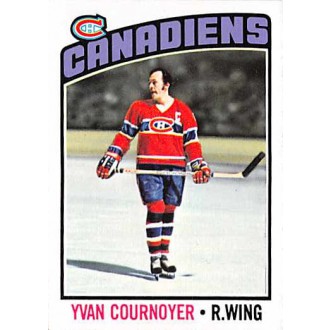 Řadové karty - Cournoyer Yvan - 1976-77 Topps No.30