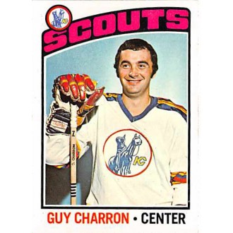 Řadové karty - Charron Guy - 1976-77 Topps No.186
