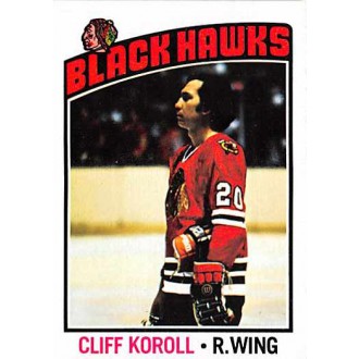 Řadové karty - Koroll Cliff - 1976-77 Topps No.242