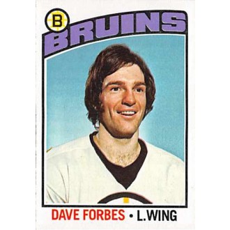 Řadové karty - Forbes Dave - 1976-77 Topps No.246