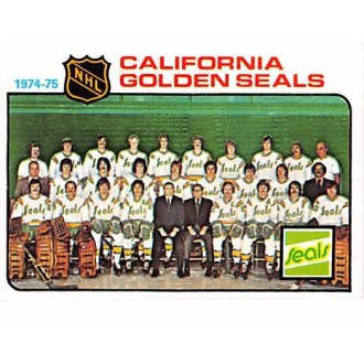 Řadové karty - California Golden Seals - 1975-76 Topps No.82