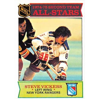 Řadové karty - Vickers Steve - 1975-76 Topps No.295