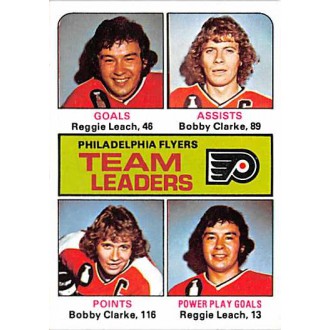 Řadové karty - Leach Reggie, Clarke Bobby - 1975-76 Topps No.325