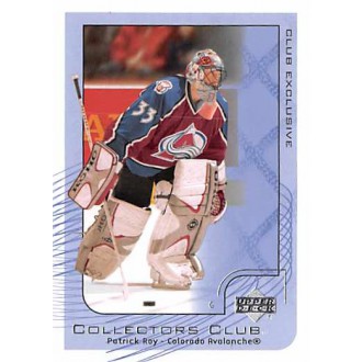Řadové karty - Roy Patrick - 2001-02 Upper Deck Collectors Club Exclusive No.NHL6
